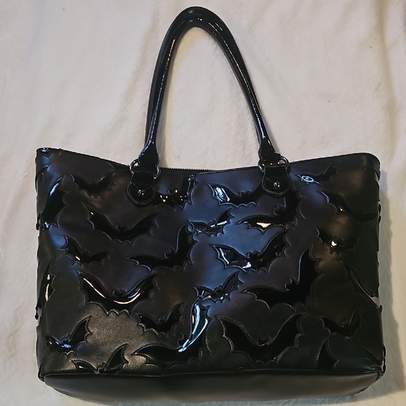 Foxblood Bat Tote Bag - Picture 2 of 3